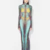 Re-Edition – the Blue Dots Long Dress