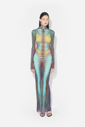 Re-Edition – the Blue Dots Long Dress