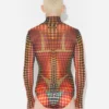 Re-Edition – the Brown Dots Mesh Top Re-Edition – the Brown Dots Mesh Top