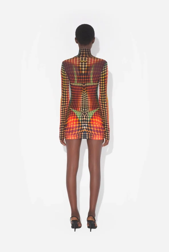 Re-Edition – the Brown Dots Mesh Top Re-Edition – the Brown Dots Mesh Top
