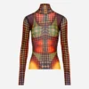 Re-Edition – the Brown Dots Mesh Top Re-Edition – the Brown Dots Mesh Top