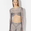Re-Edition – the Navy Blue Body Morphing Crop Top