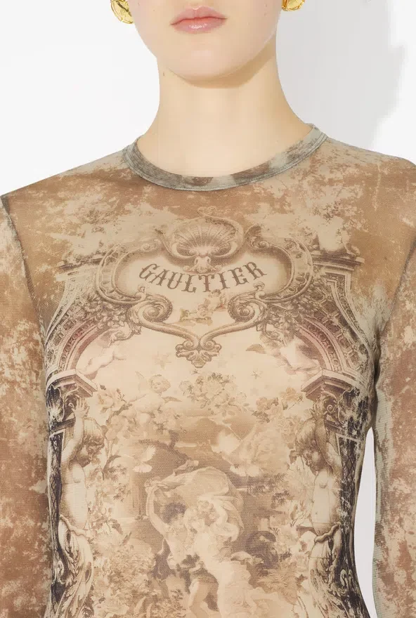 The Beige Madaillon Top The Beige Madaillon Top