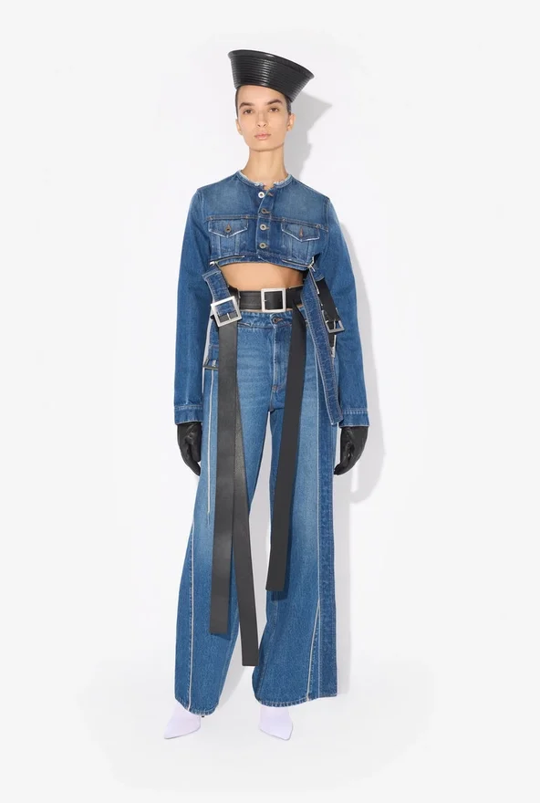 The Belted Denim Jeans The Belted Denim Jeans