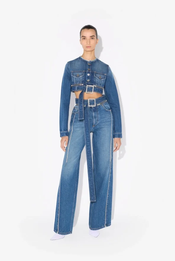 The Belted Denim Jeans The Belted Denim Jeans