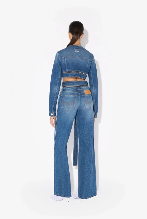 The Belted Denim Jeans The Belted Denim Jeans