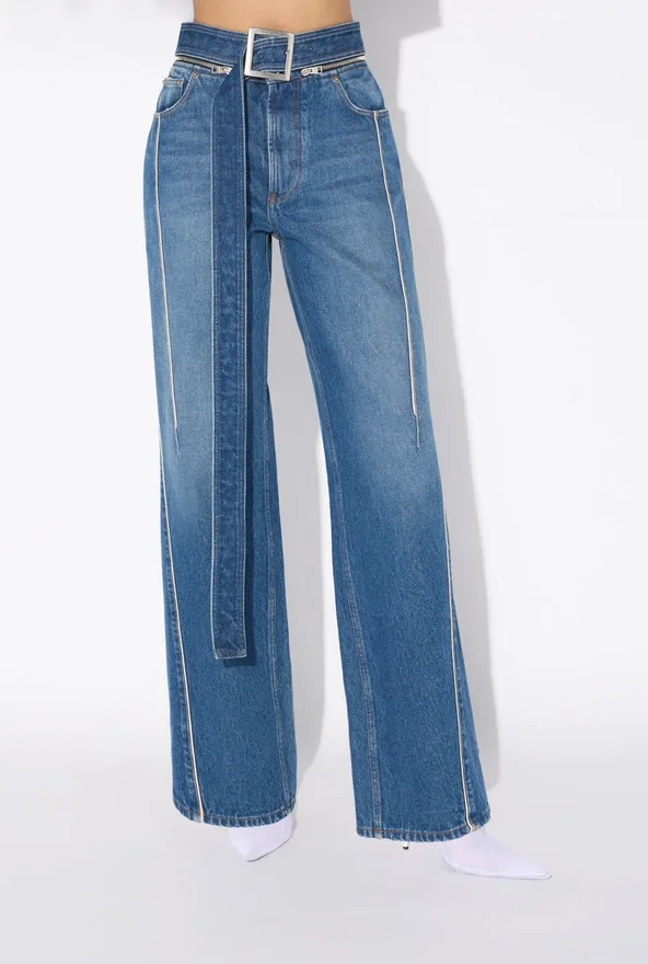 The Belted Denim Jeans The Belted Denim Jeans