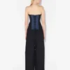 The Bi-Material Denim Corset The Bi-Material Denim Corset