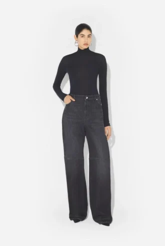 The Black Cut-Out Jeans