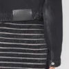 The Black Denim Strap Jacket