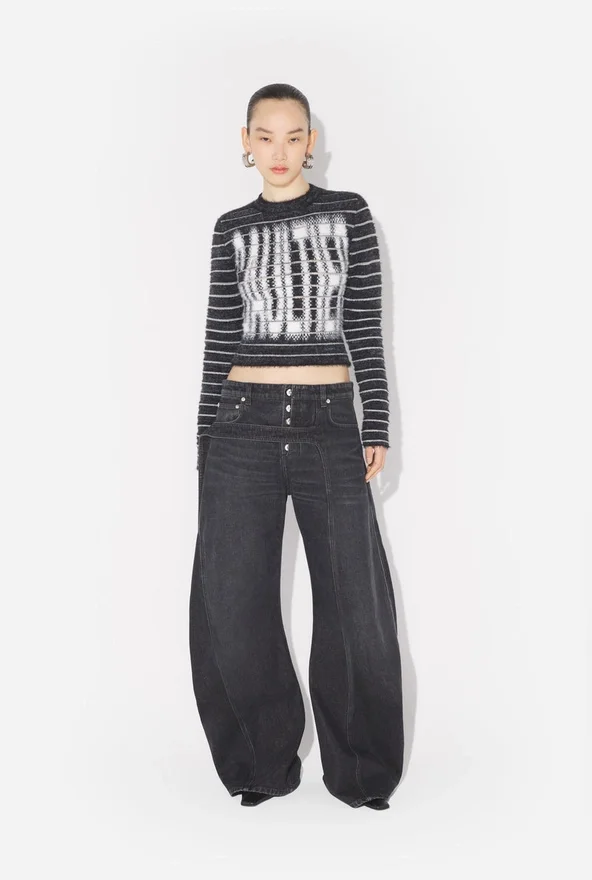 The Black Denim Strap Jeans The Black Denim Strap Jeans
