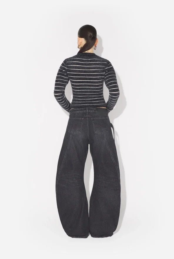 The Black Denim Strap Jeans The Black Denim Strap Jeans
