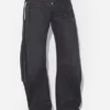The Black Denim Strap Jeans The Black Denim Strap Jeans