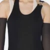 The Black Draped Double Dress