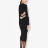 The Black Dress with Chevrons