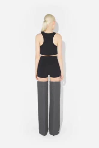 The Black Garter Mini-Shorts