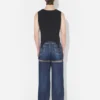 The Black Garter Tank Top