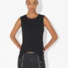 The Black Garter Tank Top
