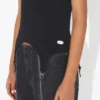 The Black Garter Tank Top