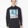 The Black Oversized Water Shirt