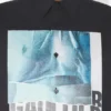 The Black Oversized Water Shirt