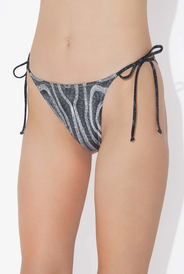 The Black Spiral Bikini Bottom The Black Spiral Bikini Bottom