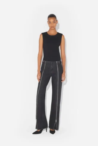 The Black Zipped Jeans
