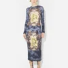 The Blue Cotton Madaillon Dress