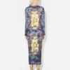 The Blue Cotton Madaillon Dress