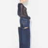 The Blue Cut-Out Jeans