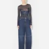 The Blue Cut-Out Jeans