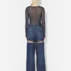 The Blue Cut-Out Jeans