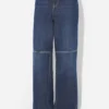 The Blue Cut-Out Jeans