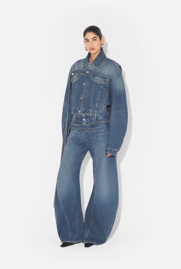 The Blue Denim Strap Jeans The Blue Denim Strap Jeans