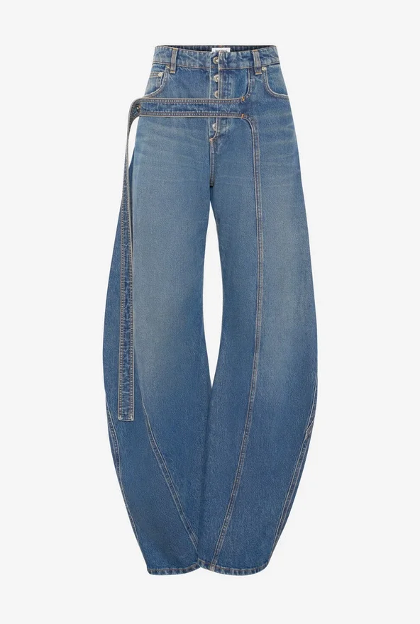 The Blue Denim Strap Jeans The Blue Denim Strap Jeans