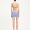 The Blue Target Mini Skirt