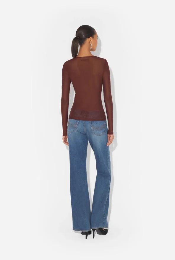 The Burgundy Embroidered Top The Burgundy Embroidered Top