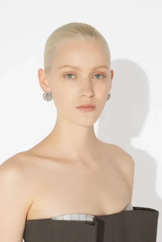 The Button Earrings