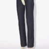 The Contrasting Lace-Up Denim Jeans