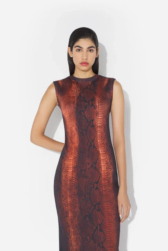 The Cotton Python Dress The Cotton Python Dress