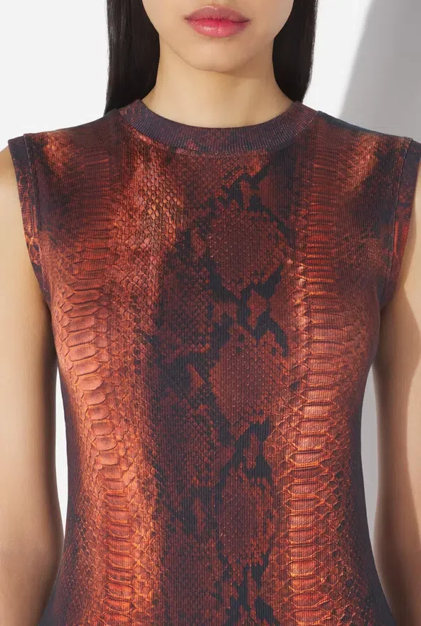 The Cotton Python Dress The Cotton Python Dress