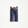 The Cut-Out Bermuda Shorts