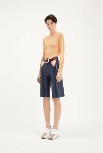 The Cut-Out Bermuda Shorts