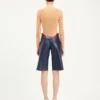 The Cut-Out Bermuda Shorts