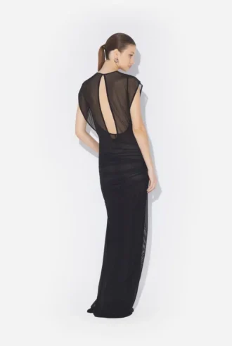 The Flocked Tattoo Ruban Dress