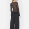 The Flocked Tattoo Ruban Top