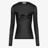 The Flocked Tattoo Ruban Top