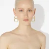 The Gold-Toned Ring-Pull Earrings