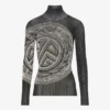 The Gray Laurel Stamp Sweater