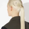 The Heart Safety Pin Hair Clip